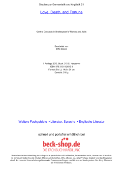 Love, Death, and Fortune - Preamble - Beck-Shop