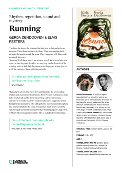 Running - Flanders Literature