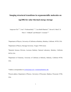 Imaging structural transitions in organometallic molecules on Ag