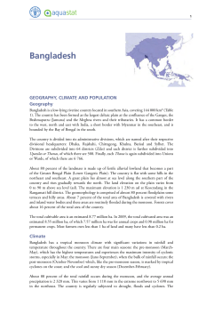 Bangladesh - Food and Agriculture Organization of the United Nations