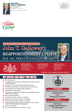 Galloway new district NL