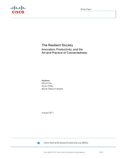 The Resilient Society