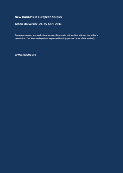 Ideas, interests and policy formation in the European