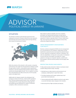 Political Unrest in Ukraine