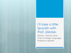 I`ll take a little Spanish with that, please.