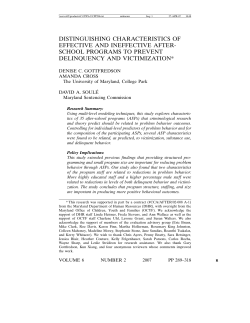 distinguishing characteristics of effective and ineffective after