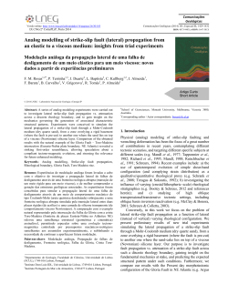 Analog modelling of strike-slip fault