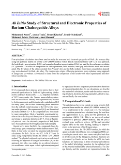 Ab Initio Study of Structural and Electronic Properties of Barium