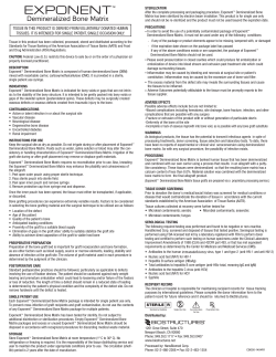 EXPONENT Instructions for Use