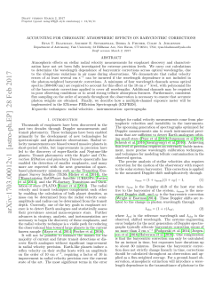 Accounting for Chromatic Atmospheric Effects on Barycentric