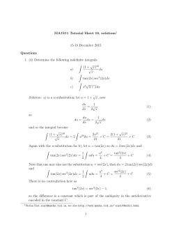 Solution - TCD Maths home
