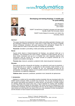 Developing and testing Kanjingo: A mobile app for post