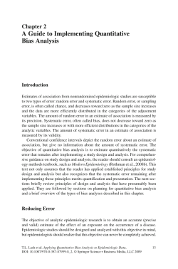 A Guide to Implementing Quantitative Bias Analysis