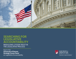 Searching for Legislative Accountability