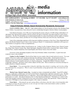 Class B Scholar-Athlete Award Scholarship