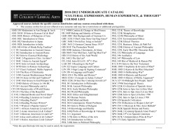 semesters - UT College of Liberal Arts