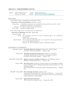 MEGAN C. KIRCHMEIER-YOUNG Education Professional Experience