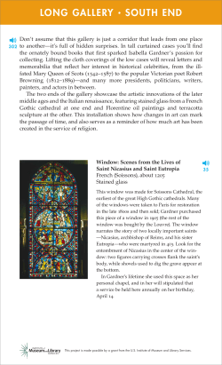 - Isabella Stewart Gardner Museum