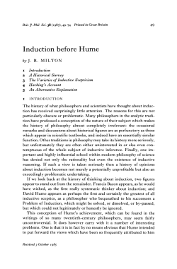 Induction before Hume