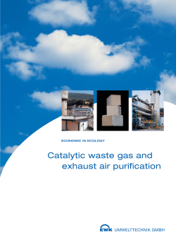 Catalytic waste gas and exhaust air purification