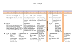 5th Grade Curriculum Map Florence Elementary School Year 2014