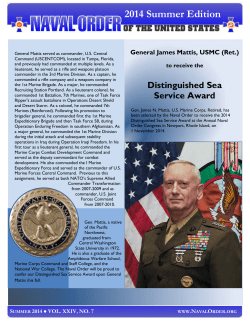 Summer 2014 - Naval Order