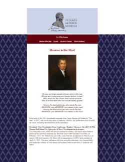 here! - James Monroe Museum and Memorial Library