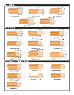 Hand Rails Plow Rails Engineered Series Rails