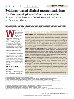 Evidence-based Clinical Recommendations for the Use of Pit-and