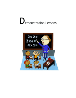 Demonstration Lessons - Delaware Department of Education