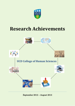 Research Successes - University College Dublin