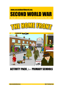 Unit 2 The Homefront Activity Pack