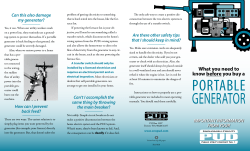 PORTABLE GENERATOR