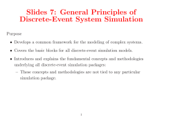 Discrete Event Concepts