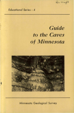 Guide to the Caves of Minnesota