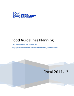 Food Handling Guidelines