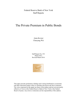 The Private Premium in Public Bonds