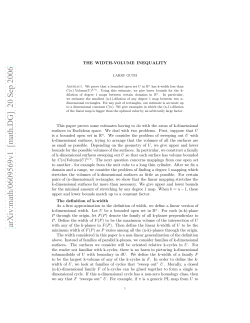 arXiv:math/0609569v1 [math.DG] 20 Sep 2006