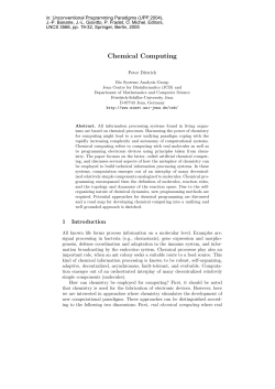 Chemical Computing