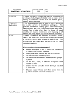 Universal precaution
