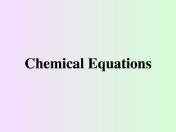 Chapter 12 Stoich &ndash; Req - Mister Chemistry Welcomes You!