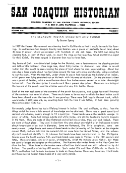 The Escalon Indian Skelton and Pouch