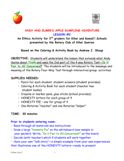 ANDY AND ELMER`S APPLE DUMPLING ADVENTURE LESSON