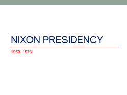 Nixon Presidency