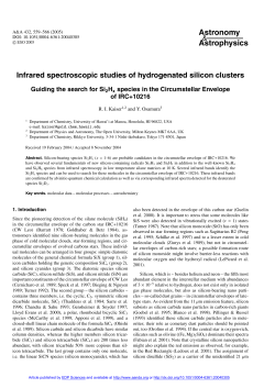 Infrared spectroscopic studies of hydrogenated silicon clusters
