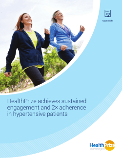 HealthPrize achieves sustained engagement and 2&times; adherence in