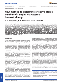 New method to determine effective atomic number of samples via