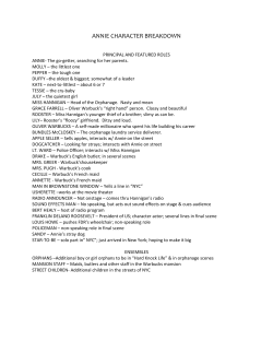 annie character breakdown