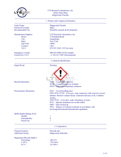 MgF2 - LTS Research Laboratories, Inc.