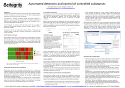 Automated detection and control of controlled substances
